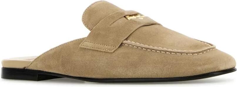 Miu Suède slippers Beige - Foto 2