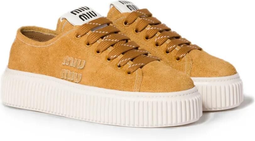 Miu Suède sneakers Beige - Foto 4