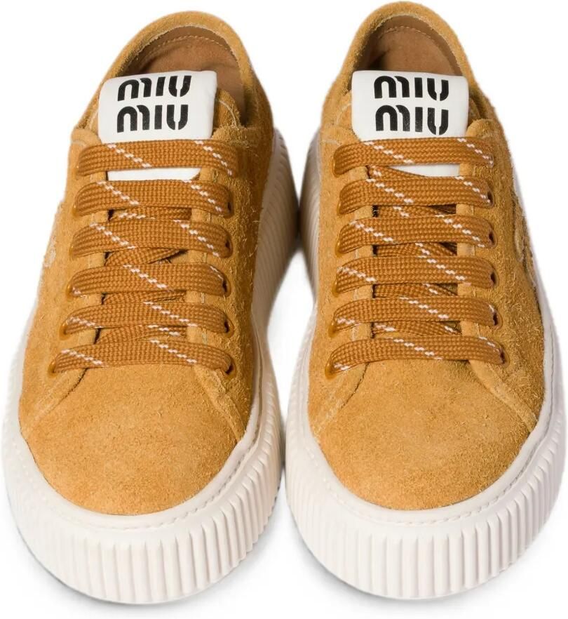 Miu Suède sneakers Beige - Foto 2