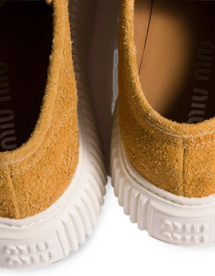 Miu Suède sneakers Beige - Foto 3