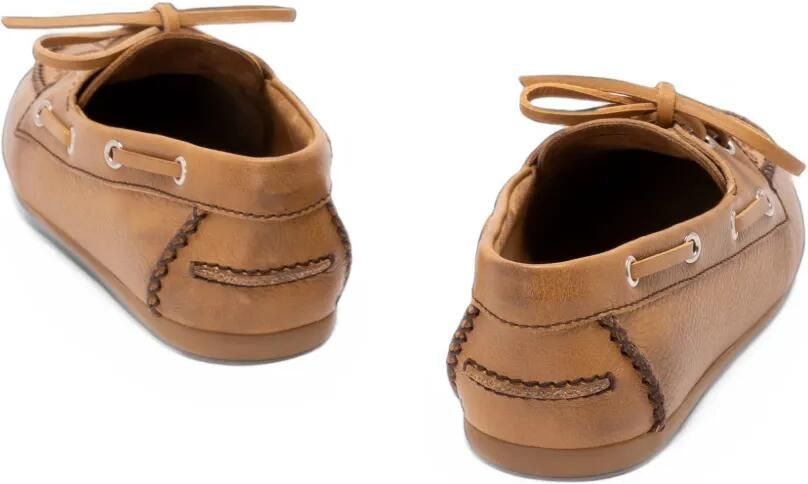 Miu western-inspired embroidered loafers Beige - Foto 4