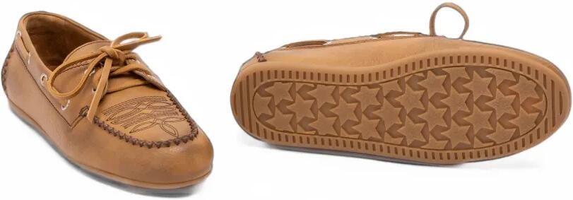 Miu western-inspired embroidered loafers Beige - Foto 5