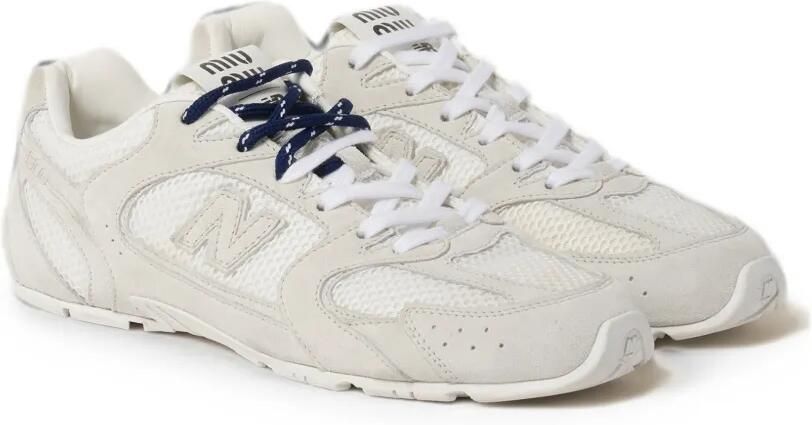 Miu x New Balance 530 SL suède en mesh sneakers Wit - Foto 5