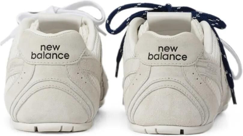 Miu x New Balance 530 SL suède en mesh sneakers Wit - Foto 4
