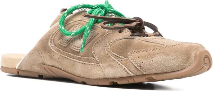 Miu x New Balance 530 SL suède muiltjes Beige - Foto 3