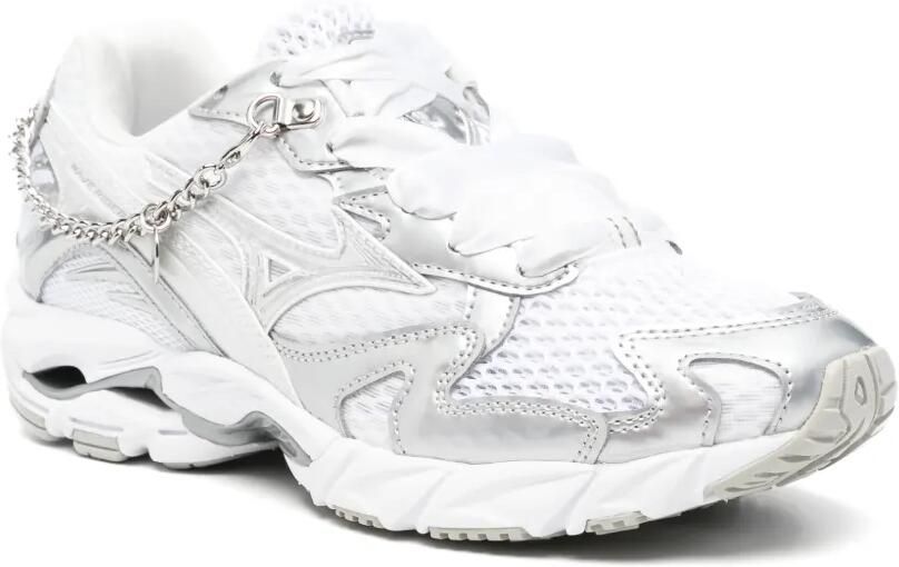 Mizuno chain-embellished mesh sneakers Zilver - Foto 2
