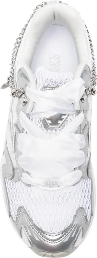 Mizuno chain-embellished mesh sneakers Zilver - Foto 4
