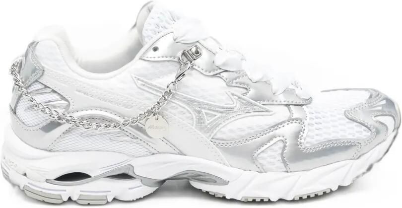 Mizuno chain-link panelled sneakers Wit