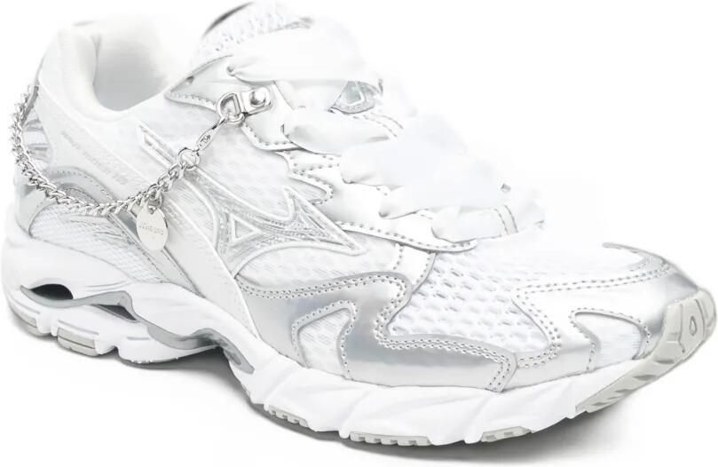 Mizuno chain-link panelled sneakers Wit - Foto 3