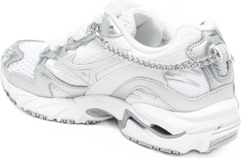 Mizuno chain-link panelled sneakers Wit - Foto 2