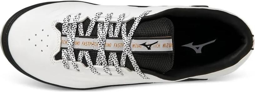 Mizuno Metal Softball Cleats "White Black" sneakers Wit - Foto 2