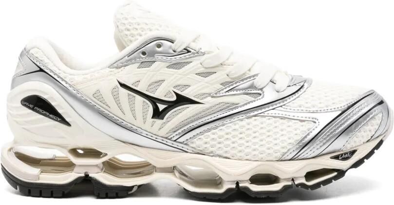 Mizuno Wave Prophecy mesh-panel sneakers Beige