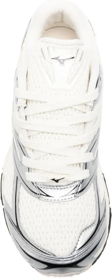 Mizuno Wave Prophecy mesh-panel sneakers Beige - Foto 4