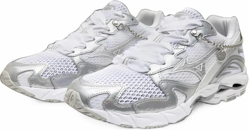 Mizuno Wave Rider 10 Jewel "CloudScape Silver Tradewinds" sneakers Wit - Foto 2