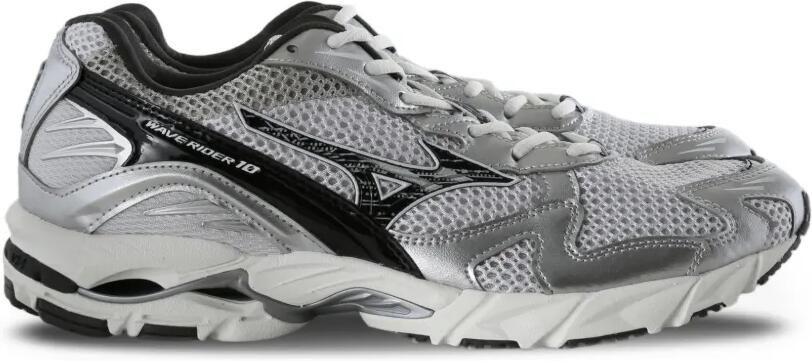 Mizuno Wave Rider 10 sneakers met mesh vlak Grijs