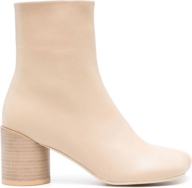 MM6 Maison Margiela Anatomic enkellaarzen Beige