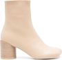 MM6 Maison Margiela Anatomic enkellaarzen Beige - Thumbnail 1