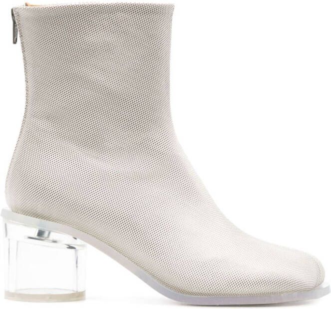 MM6 Maison Margiela Anatomic enkellaarzen Beige