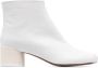 MM6 Maison Margiela Anatomic 45mm enkellaarzen Wit - Thumbnail 1
