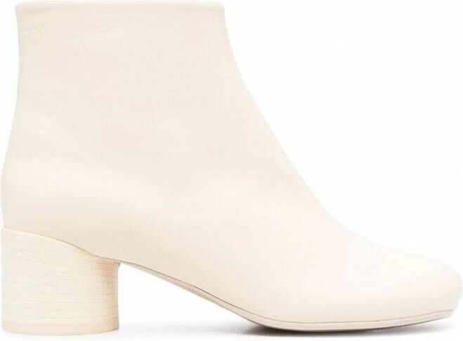 MM6 Maison Margiela Anatomic enkellaarzen Beige