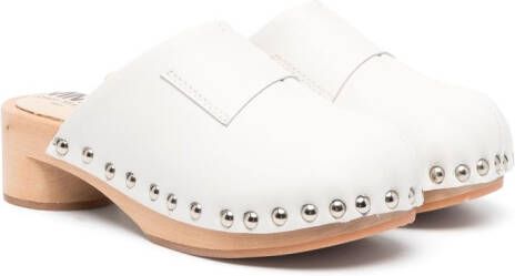 MM6 Maison Margiela Kids Klompen met studs Beige