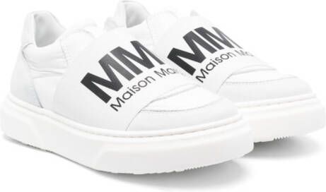 MM6 Maison Margiela Kids Sneakers met logoprint Wit