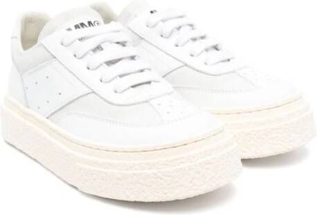 MM6 Maison Margiela Kids Low-top leren sneakers Wit