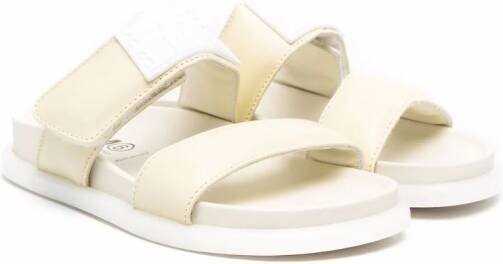 MM6 Maison Margiela Kids Sandalen met ronde neus Geel