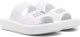 MM6 Maison Margiela Kids Slippers met nummerpatroon Wit - Thumbnail 1