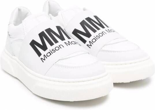 MM6 Maison Margiela Kids Sneakers met logoprint Wit