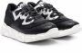 MM6 Maison Margiela Kids Sneakers met logoprint Zwart - Thumbnail 1