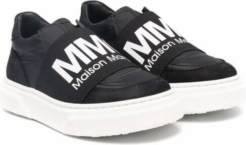 MM6 Maison Margiela Kids Sneakers met logoprint Zwart