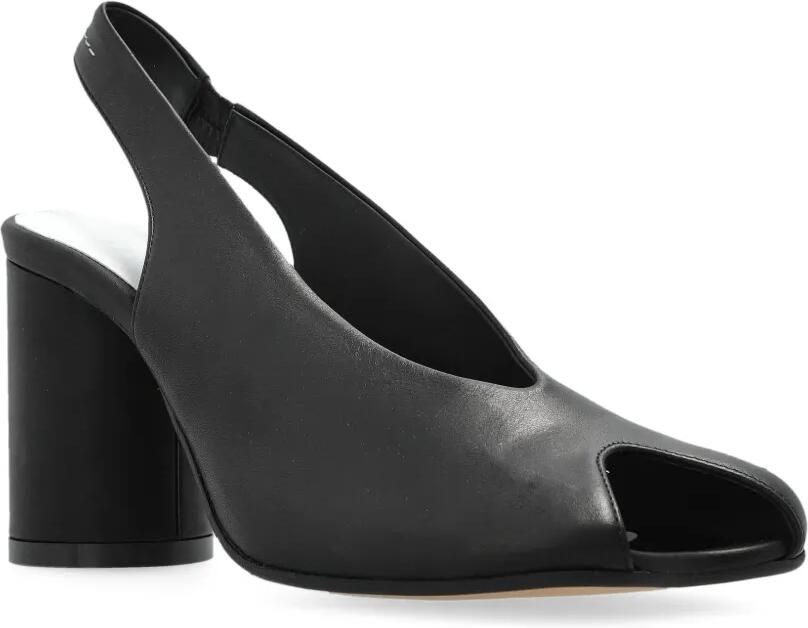 MM6 Maison Margiela 10 mm slingback pumps Zwart