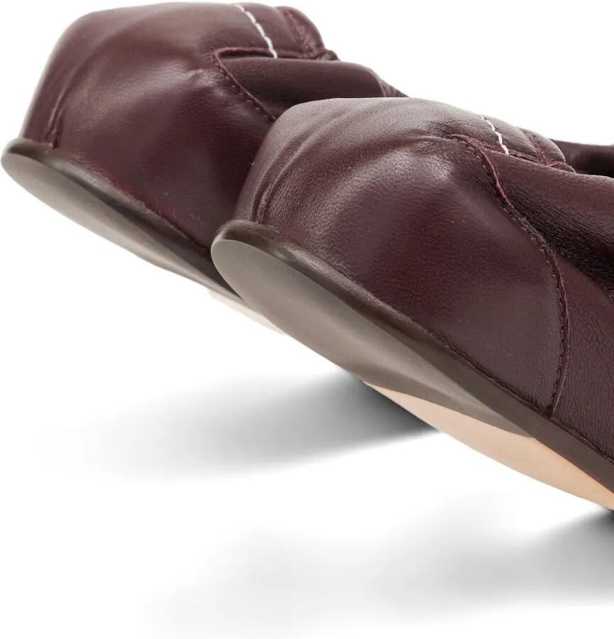 MM6 Maison Margiela Anatomic ballerina's met numeriek label Bruin - Foto 2