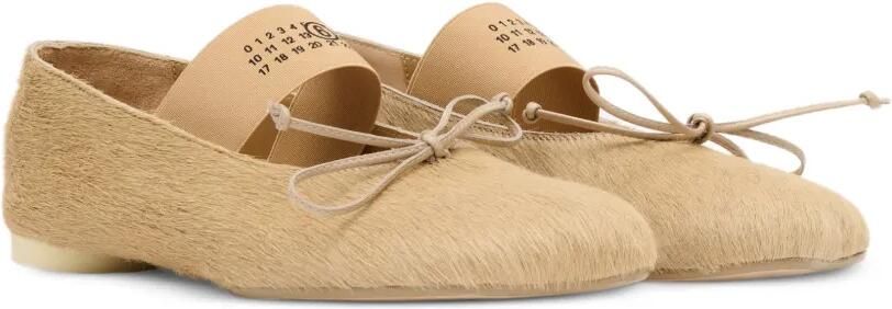 MM6 Maison Margiela Anatomic ballerina's met ronde neus Beige - Foto 5