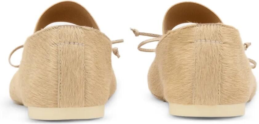 MM6 Maison Margiela Anatomic ballerina's met ronde neus Beige - Foto 4