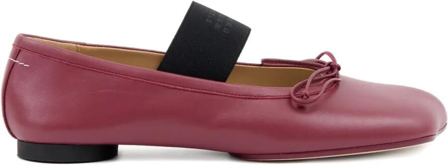 MM6 Maison Margiela Anatomic ballerina's Rood