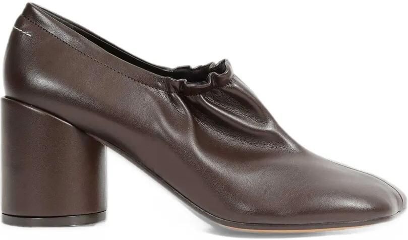 MM6 Maison Margiela Anatomic elasticated pumps Bruin