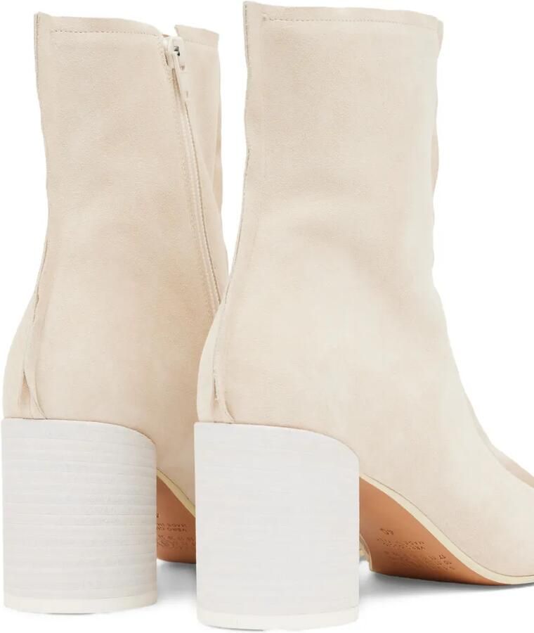 MM6 Maison Margiela Anatomic enkellaarzen met stiksels Beige - Foto 2