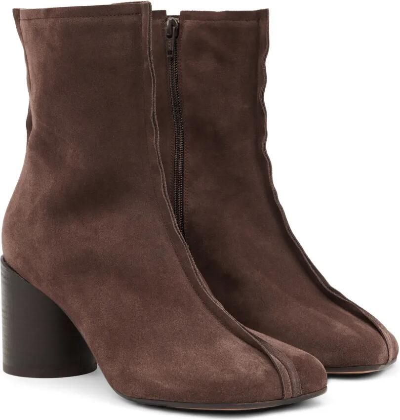 MM6 Maison Margiela Anatomic enkellaarzen met stiksels Bruin - Foto 2