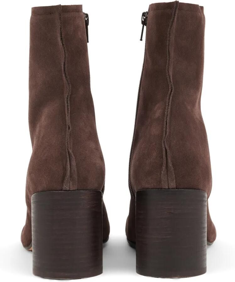MM6 Maison Margiela Anatomic enkellaarzen met stiksels Bruin - Foto 3