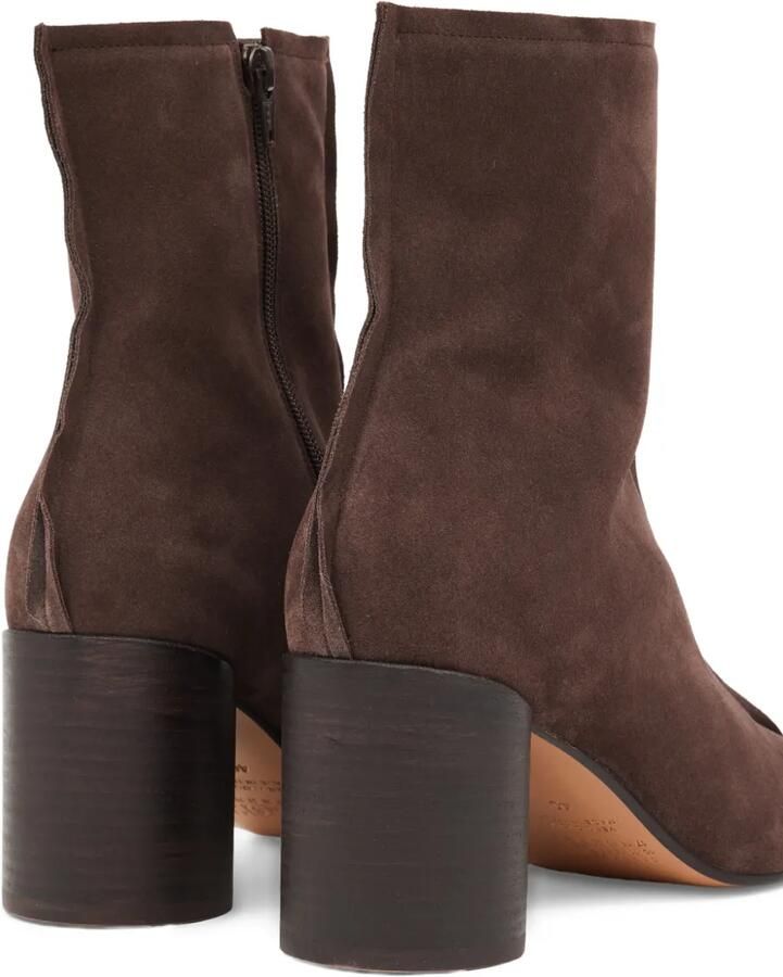 MM6 Maison Margiela Anatomic enkellaarzen met stiksels Bruin - Foto 4