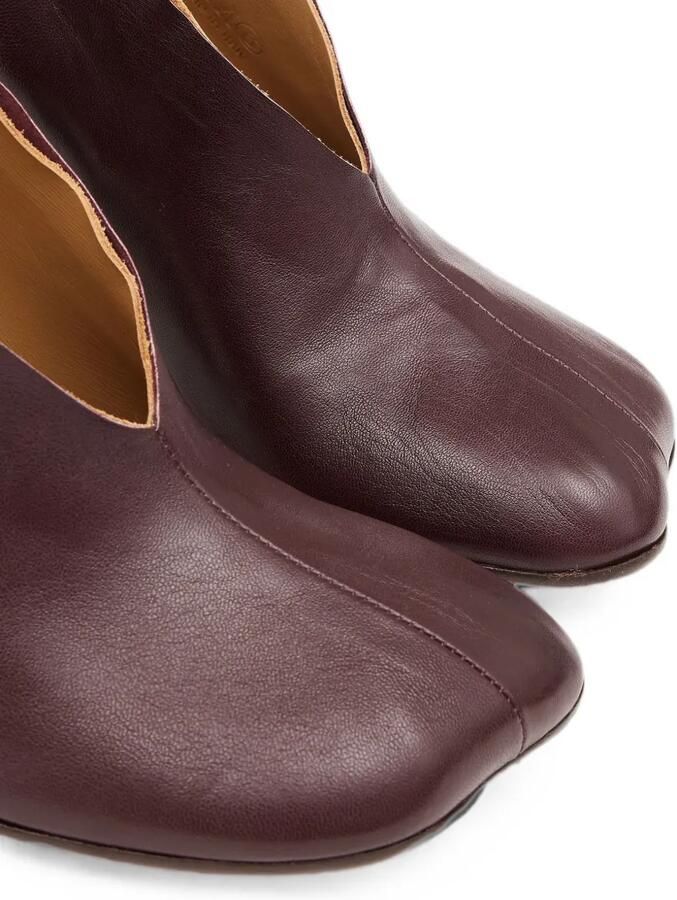 MM6 Maison Margiela Anatomic leren schoenen Paars - Foto 4