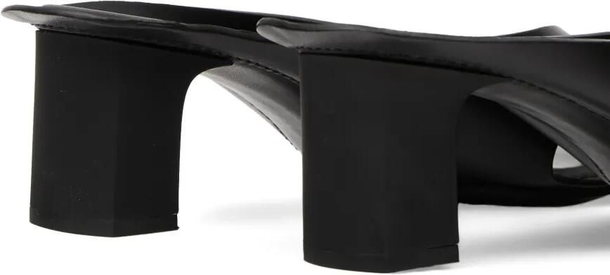 MM6 Maison Margiela Anatomic leren teenslippers Zwart - Foto 3