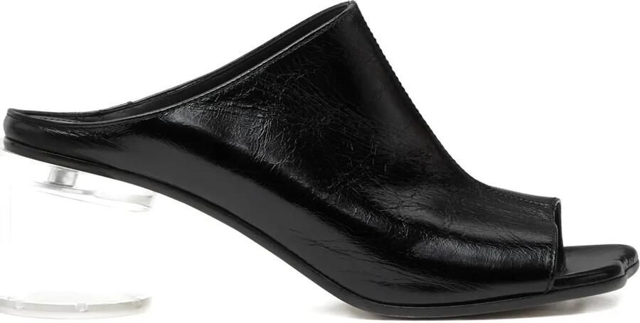 MM6 Maison Margiela Anatomic muiltjes Zwart