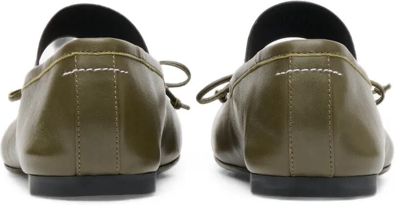 MM6 Maison Margiela Anatomic Numeric ballerina's Groen - Foto 4
