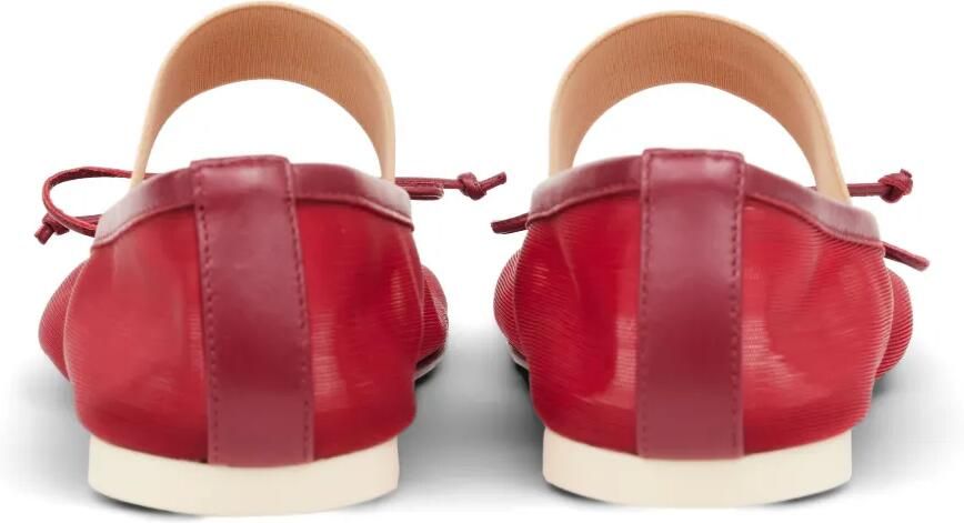 MM6 Maison Margiela Anatomic Numeric ballerina's Rood - Foto 4