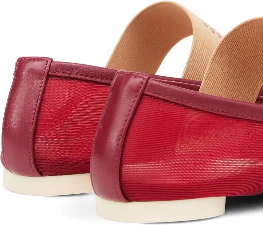 MM6 Maison Margiela Anatomic Numeric ballerina's Rood - Foto 2