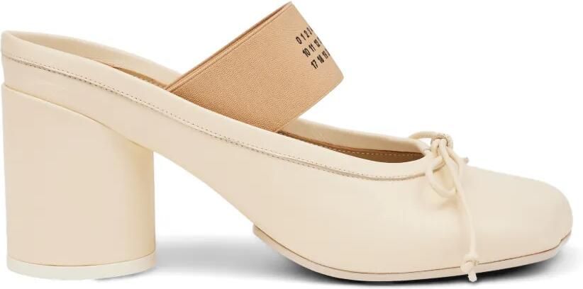MM6 Maison Margiela Anatomic Numeric sandalen Beige