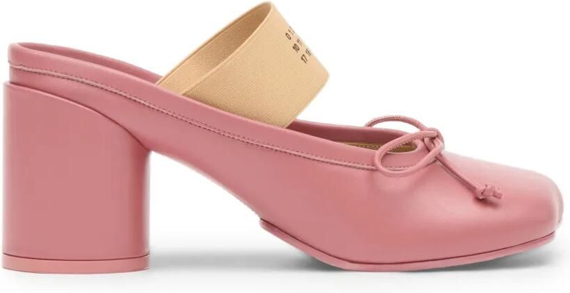 MM6 Maison Margiela Anatomic Numeric sandalen Roze